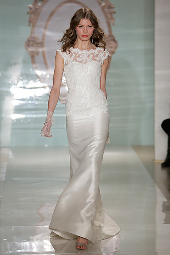 Colecção de Verão de Noivas 2015 de Reem Acra na NY Bridal Week. Foto: Getty.