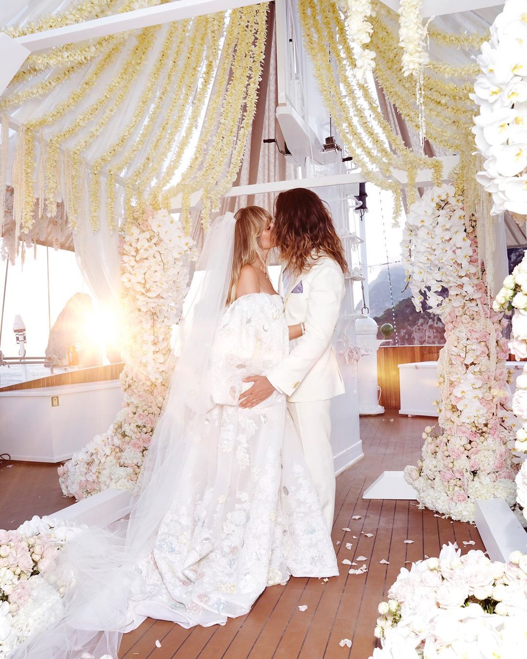 Casamento de Heidi Klum e Tom Kaulitz | Foto via IG @heidiklum