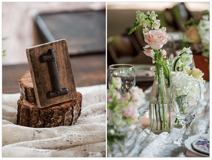 Boda estilo shabby chic con detalles elegantes - Foto Ace Photography