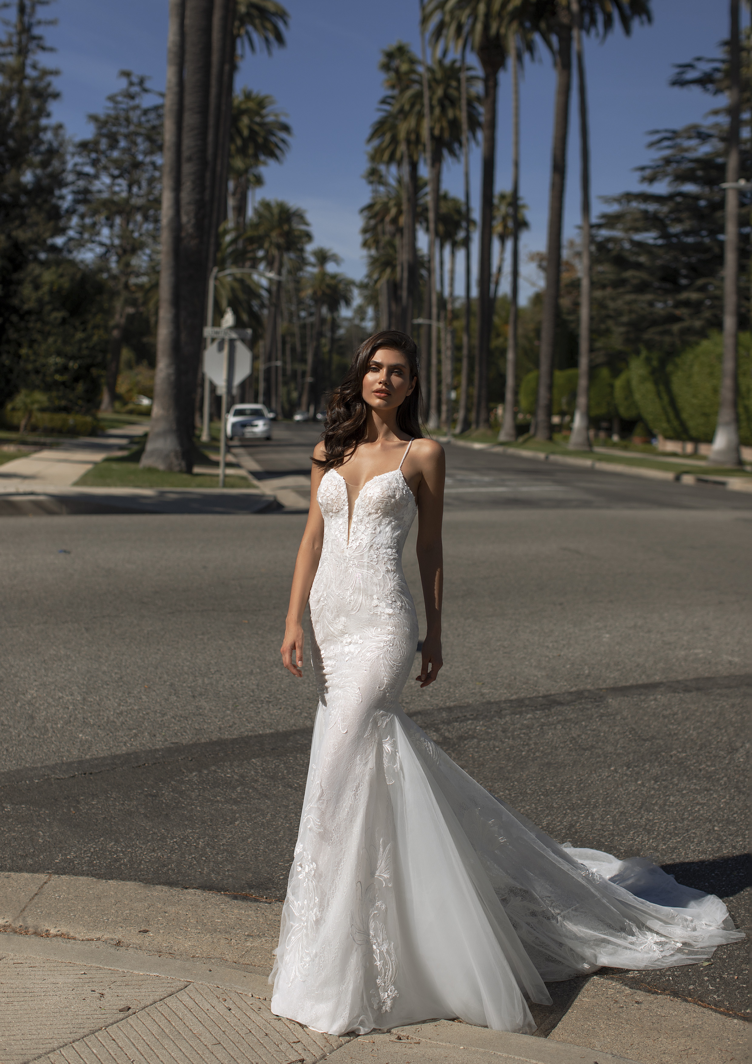 Vestido de noiva modelo Jones da coleção Pronovias 2021 Cruise Collection