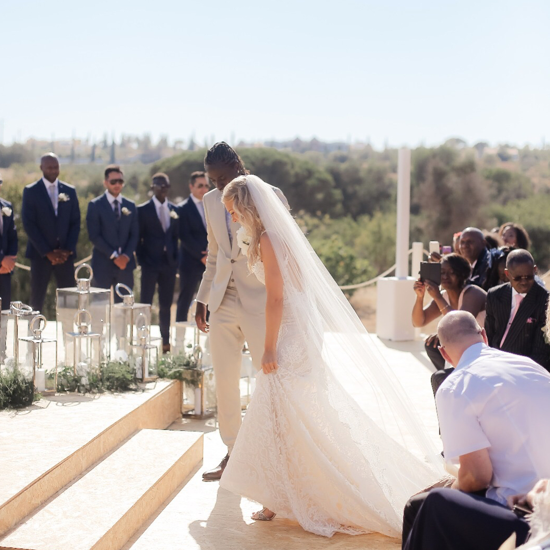 Sanna Ladera casou-se com o futebolista Eder em julho.