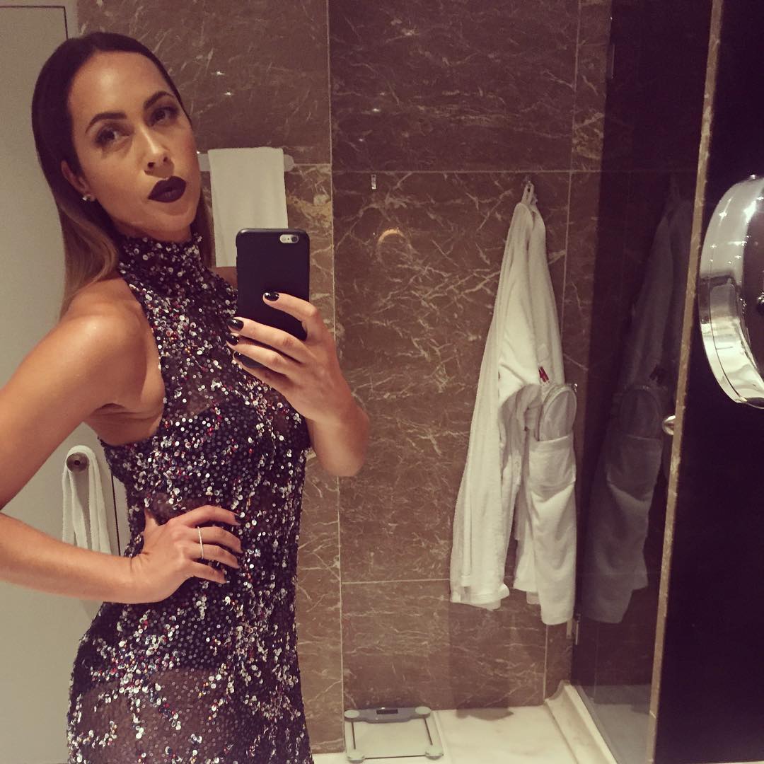 Foto via Instagram Débora Monteiro | Styling: João Pombeiro |Vestido: Luís Carvalho | Sandálias House of Herrera | Jóias: Swarovski | Makeup: Ely Fiuza