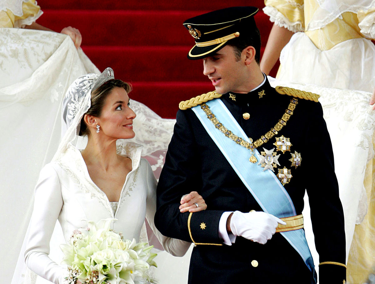 Casamento dos actuais reis de Espanha - Via Pinterest