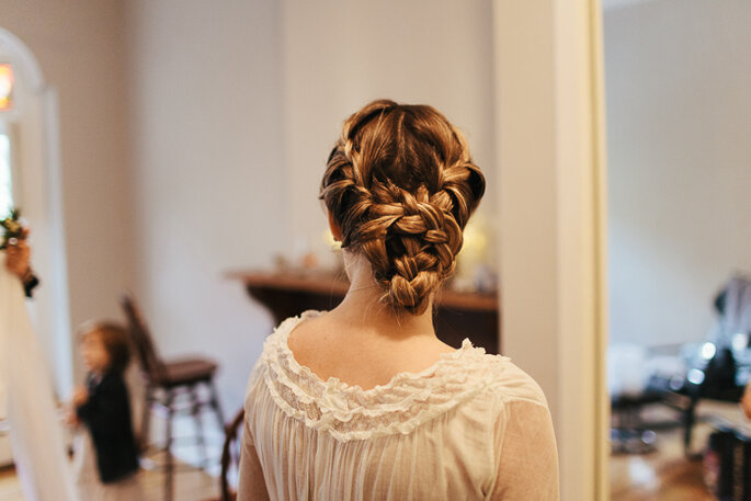 Un dulce casamiento íntimo con estilo vintage. Foto: Karen Kristian Photographer