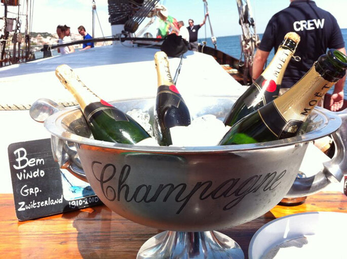 Abra o champagne. Foto Leão Holandês