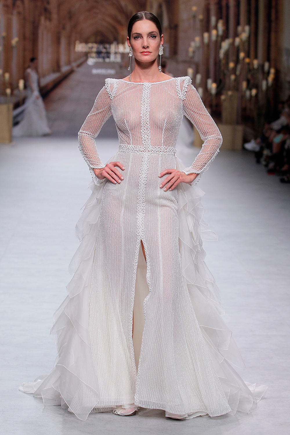 Inmaculada Garcia. Credits: Valmont Barcelona Bridal Fashion Week