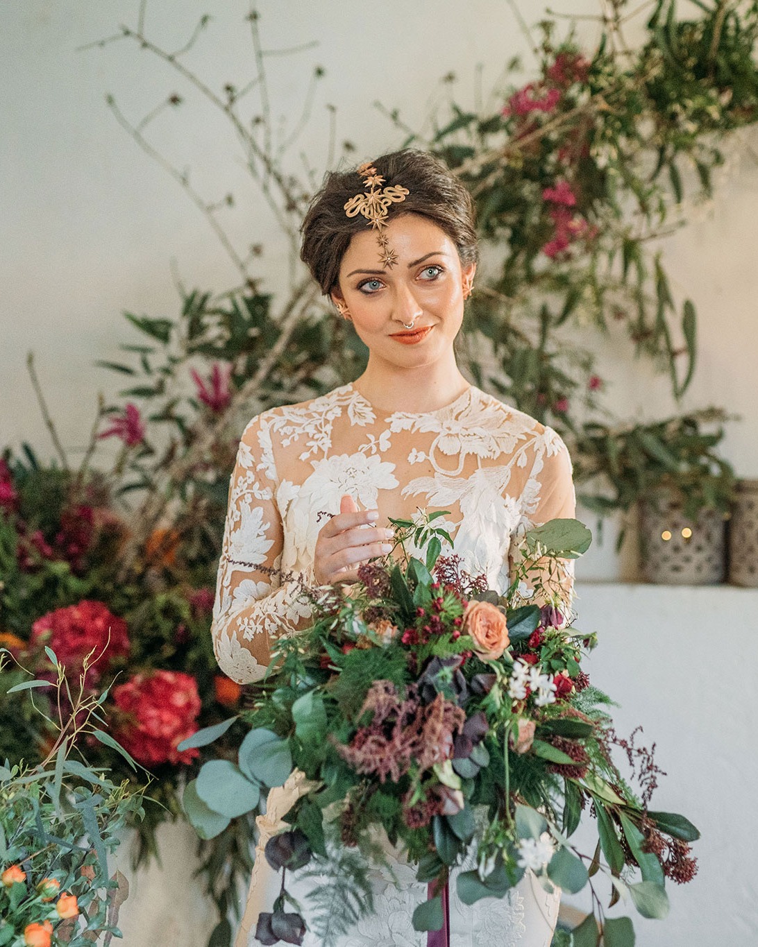Decoração floral sustentável de casamento