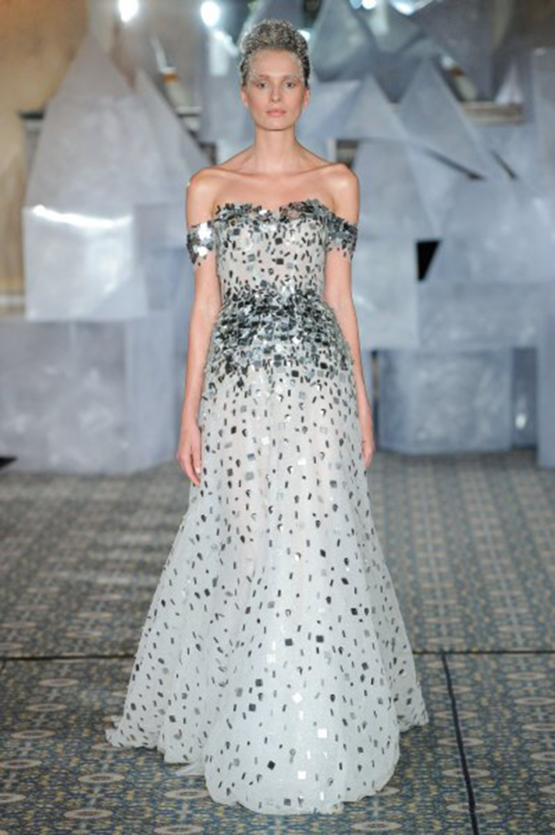 Créditos: Mira Zwillinger, New York Bridal Week