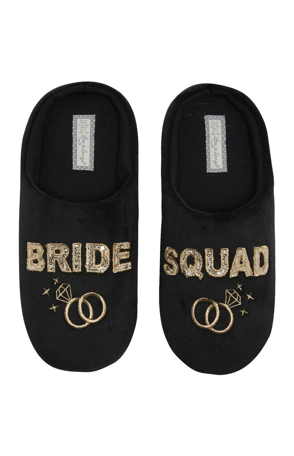 Chinelos de quarto Bride Squad -preço sob consulta