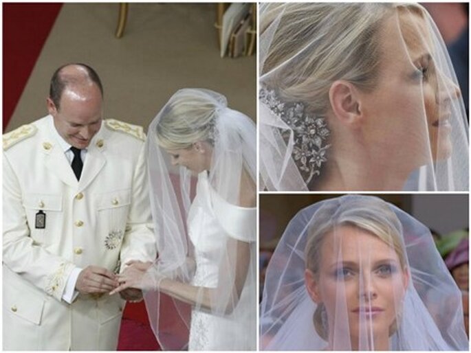 O penteado de Charlene Wittstock