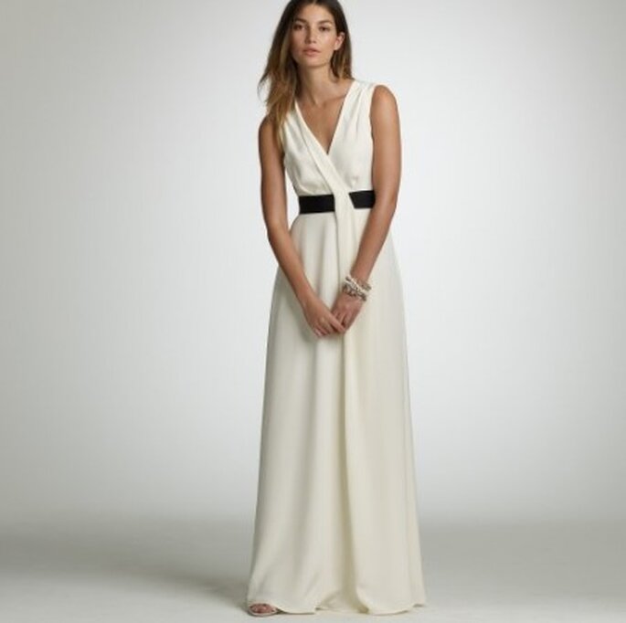 Silk Tricotine Gala Gown