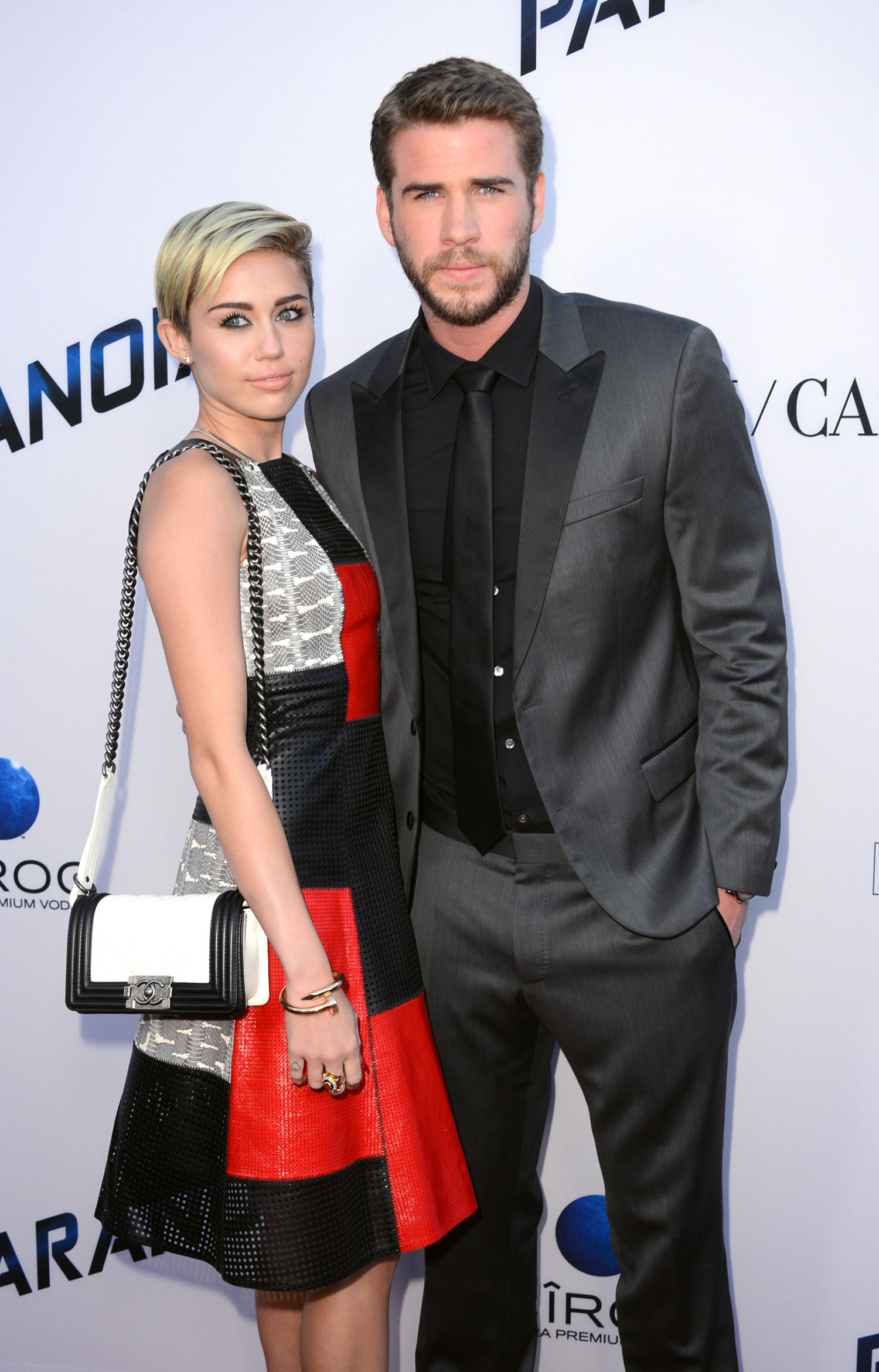 Miley Cyrus y Liam Hemsworth.
