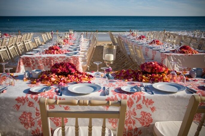 Decoração de um casamento na praia - The Wedding Company