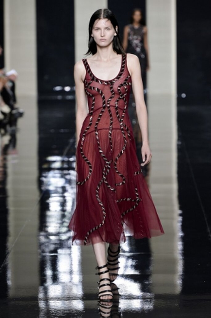 Vestido de tule por Christopher Kane.