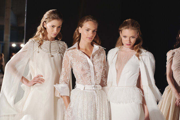 Backstage Barcelona Bridal Week 2014 Backstage Barcelona Bridal Week 2014