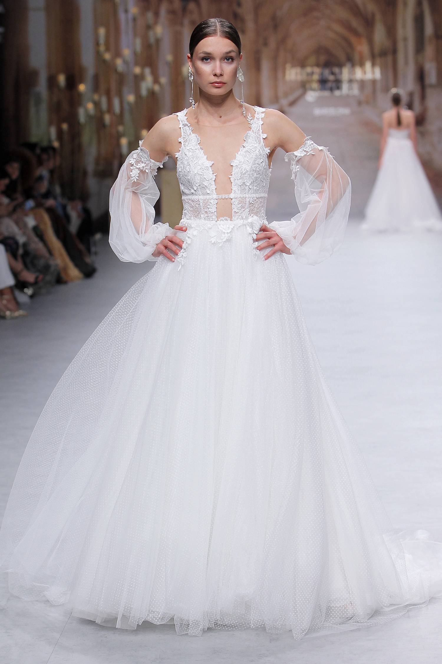 Inmaculada Garcia. Credits: Valmont Barcelona Bridal Fashion Week