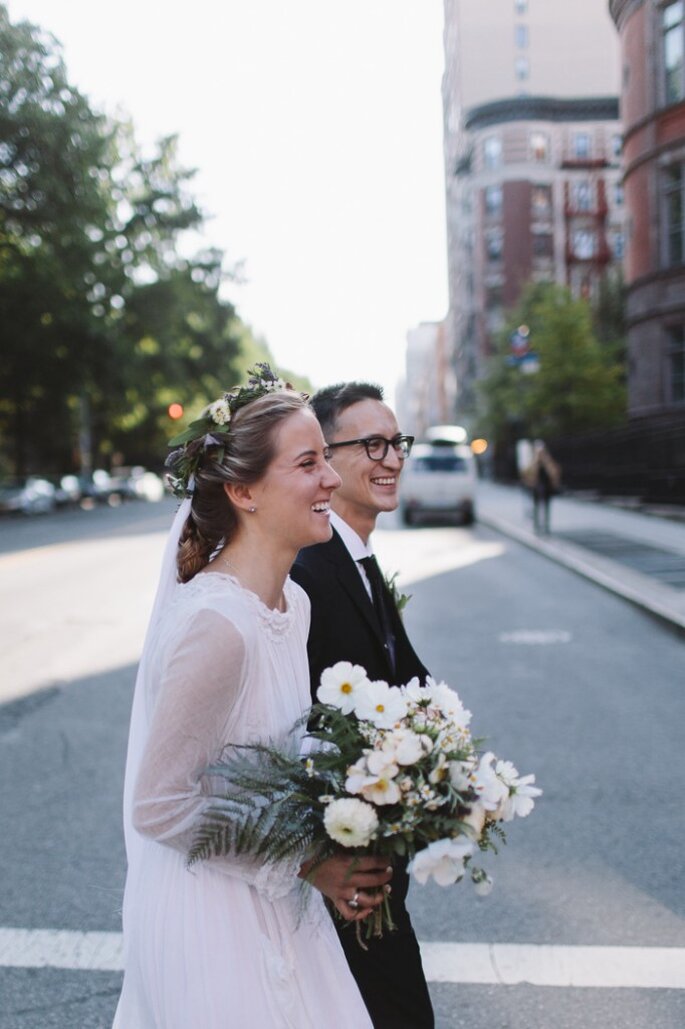 Un dulce casamiento íntimo con estilo vintage. Foto: Karen Kristian Photographer