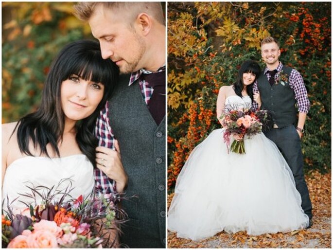Sessão de fotos de casamento inspirada no Outono - Foto Alyssia B Photography