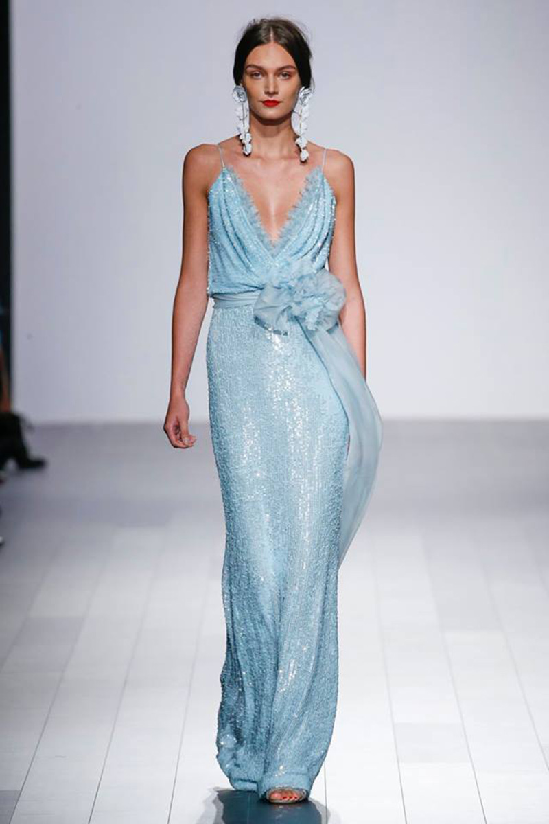 New York Fashion Week S/S 2018. Créditos: Badgley Mischka