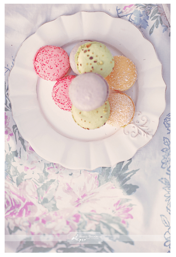 Macarons para el postre de tu boda - Foto Simply Bloom Photography