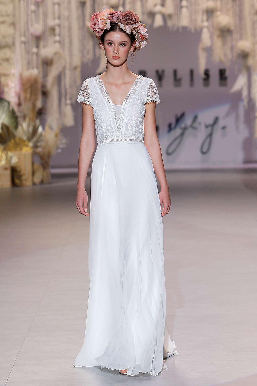 Marylise by Rembo Styling. Credits: Barcelona Bridal Fashion Week