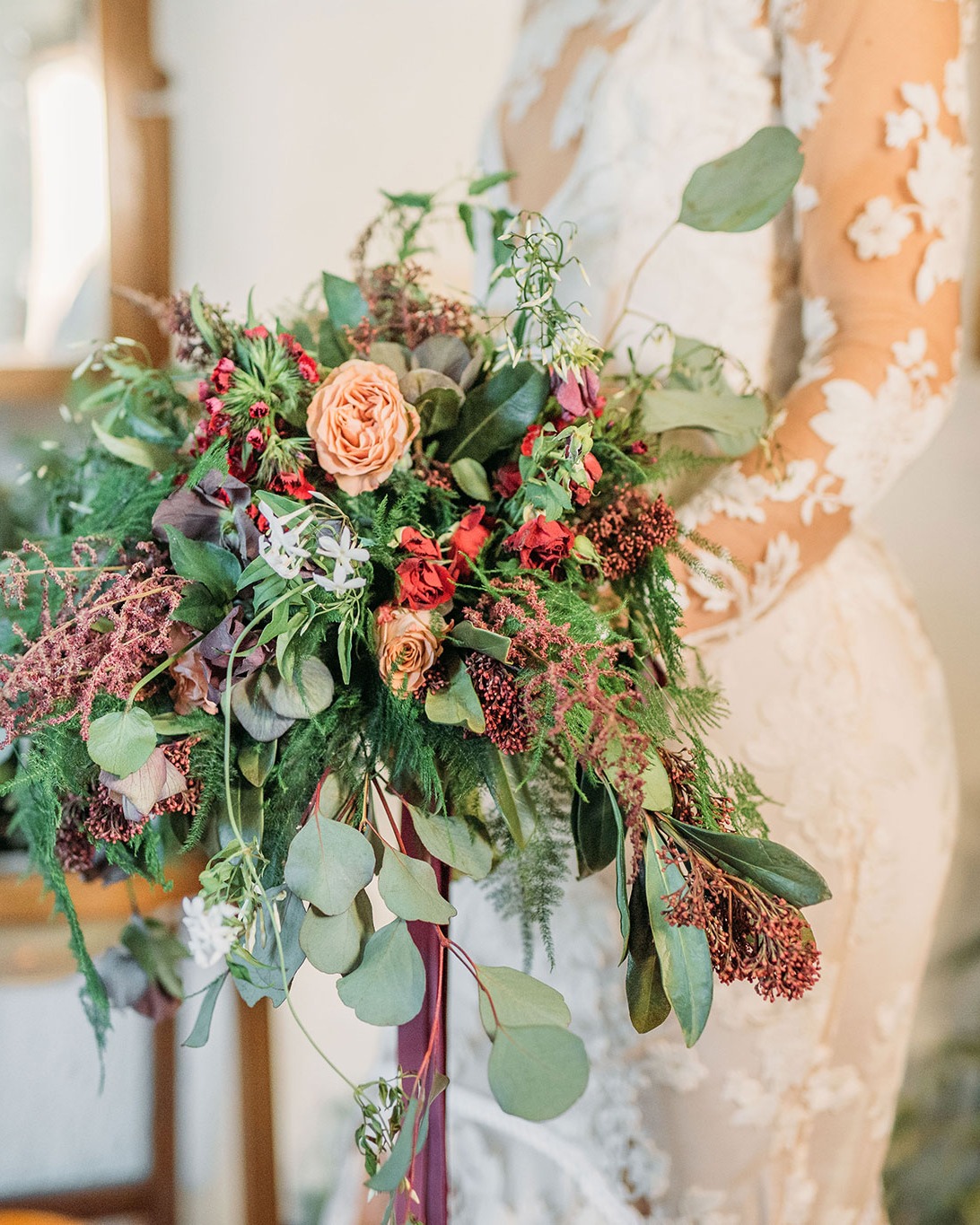 Decoração floral sustentável de casamento