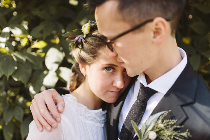 Un dulce casamiento íntimo con estilo vintage. Foto: Karen Kristian Photographer