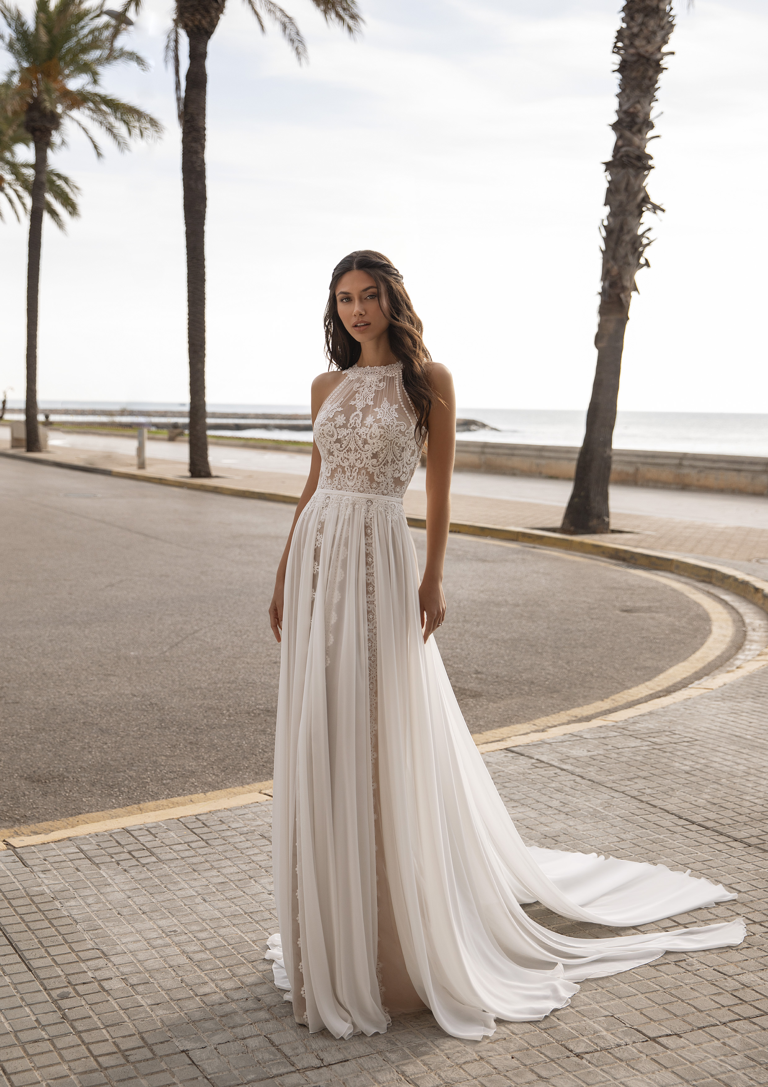 Vestido de noiva modelo Granville da coleção Pronovias Cruise 2021