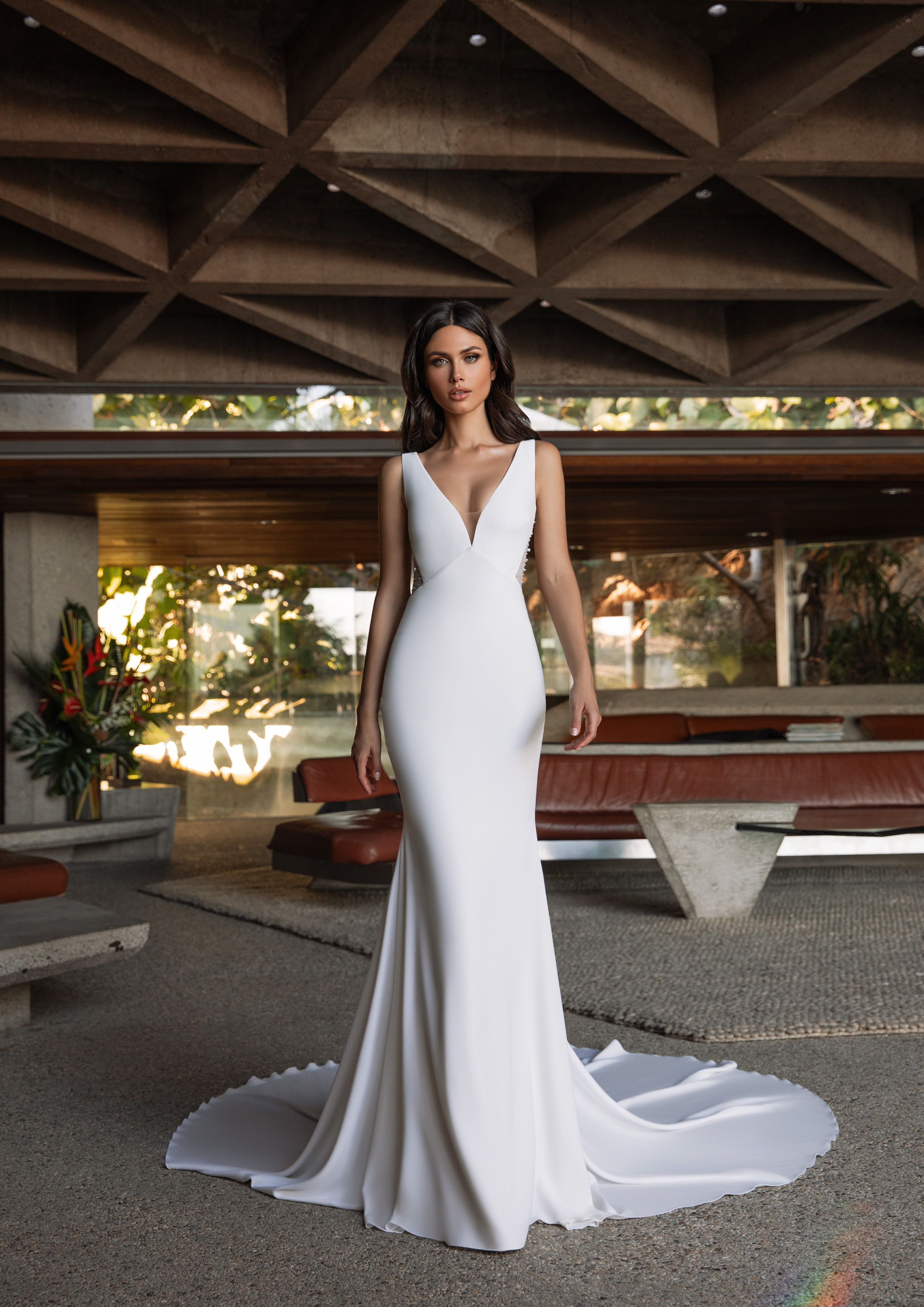 Vestido de noiva modelo Durbin da coleção Pronovias 2021 Cruise Collection
