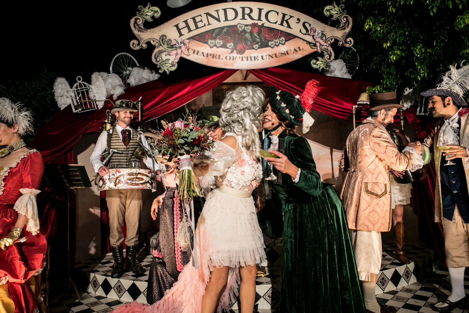 Hendrick’s Unusual Wedding de Lady Rose & Sir Pepino