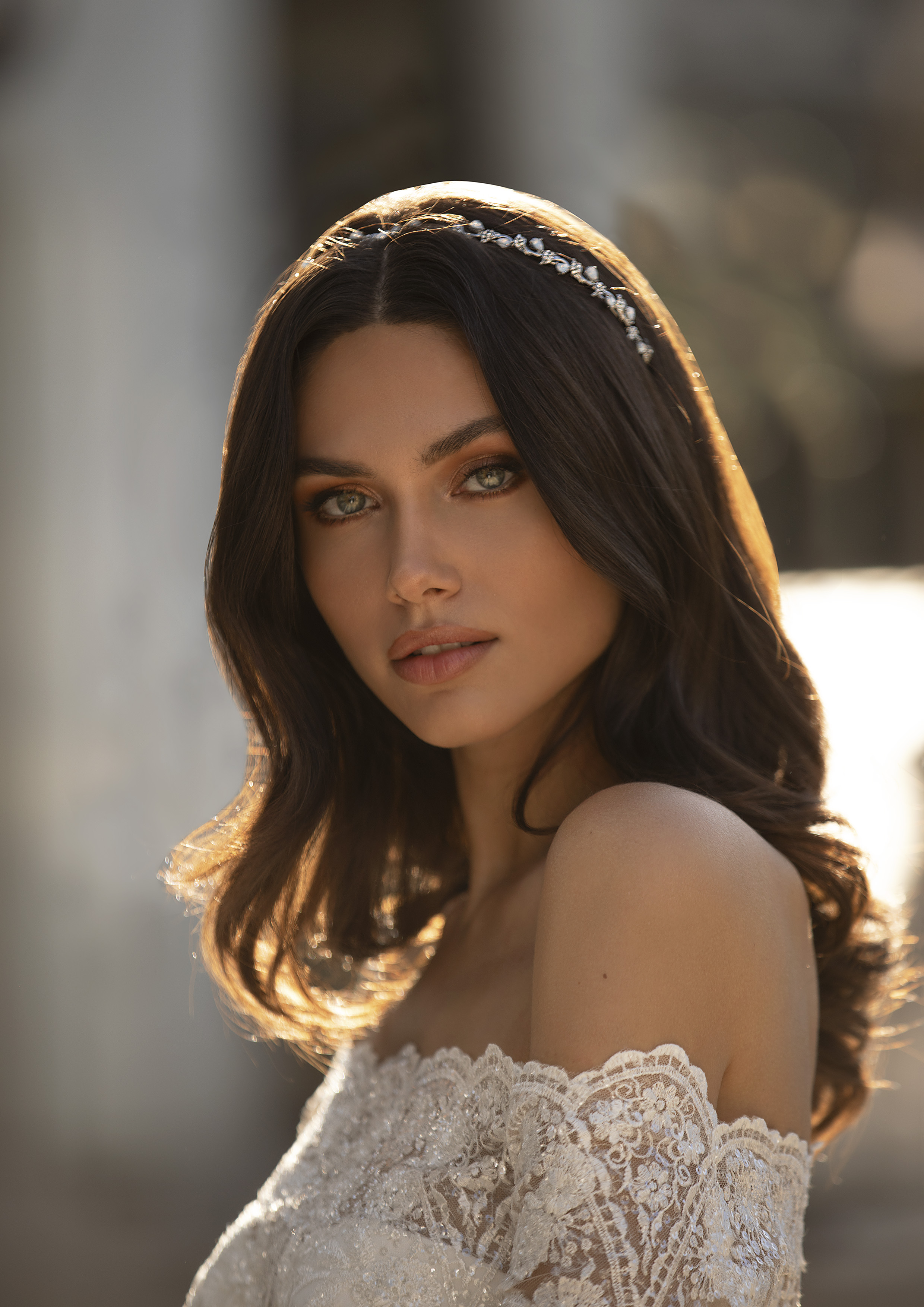 Modelo Winters da coleção Pronovias 2021 Cruise Collection