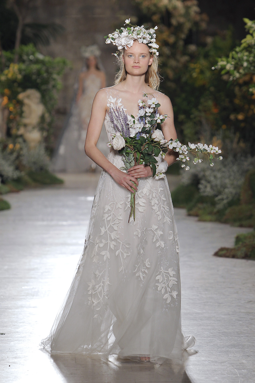 Reem Acra. Créditos: Barcelona Bridal Fashion Week