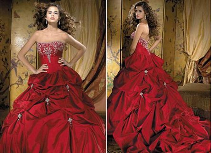 Vestidos de Noiva vermelhos - Maggie Sottero