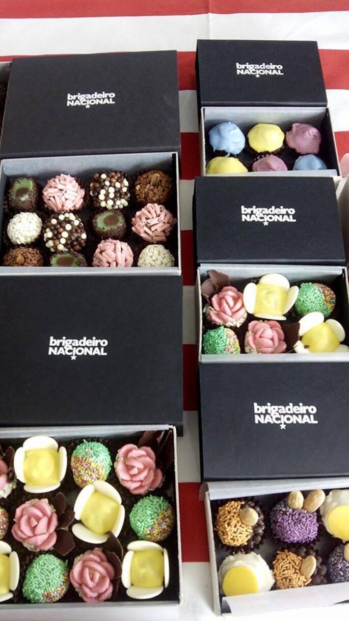 Caixas com sabores originais. Foto Brigadeiro Nacional