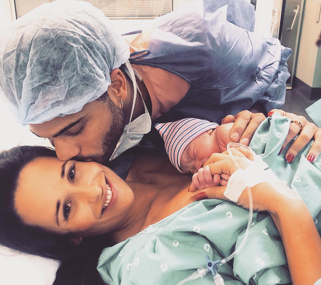 Rita Pereira e Guillaume Lalung foram pais no dia 27 de dezembro. | Foto via Instagram @ hyndia