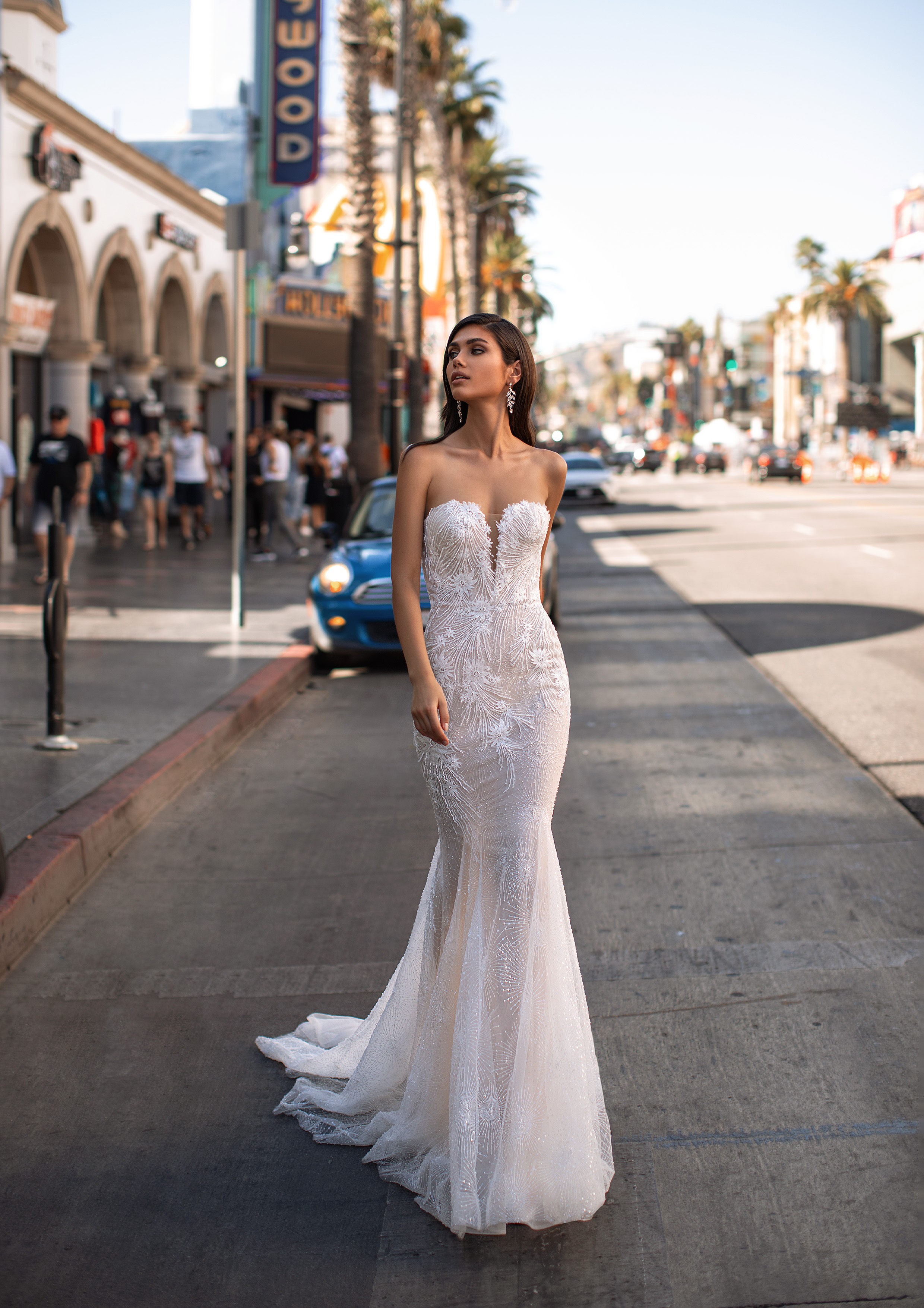 Vestido de noiva modelo Lansbury da coleção Pronovias 2021 Cruise Collection