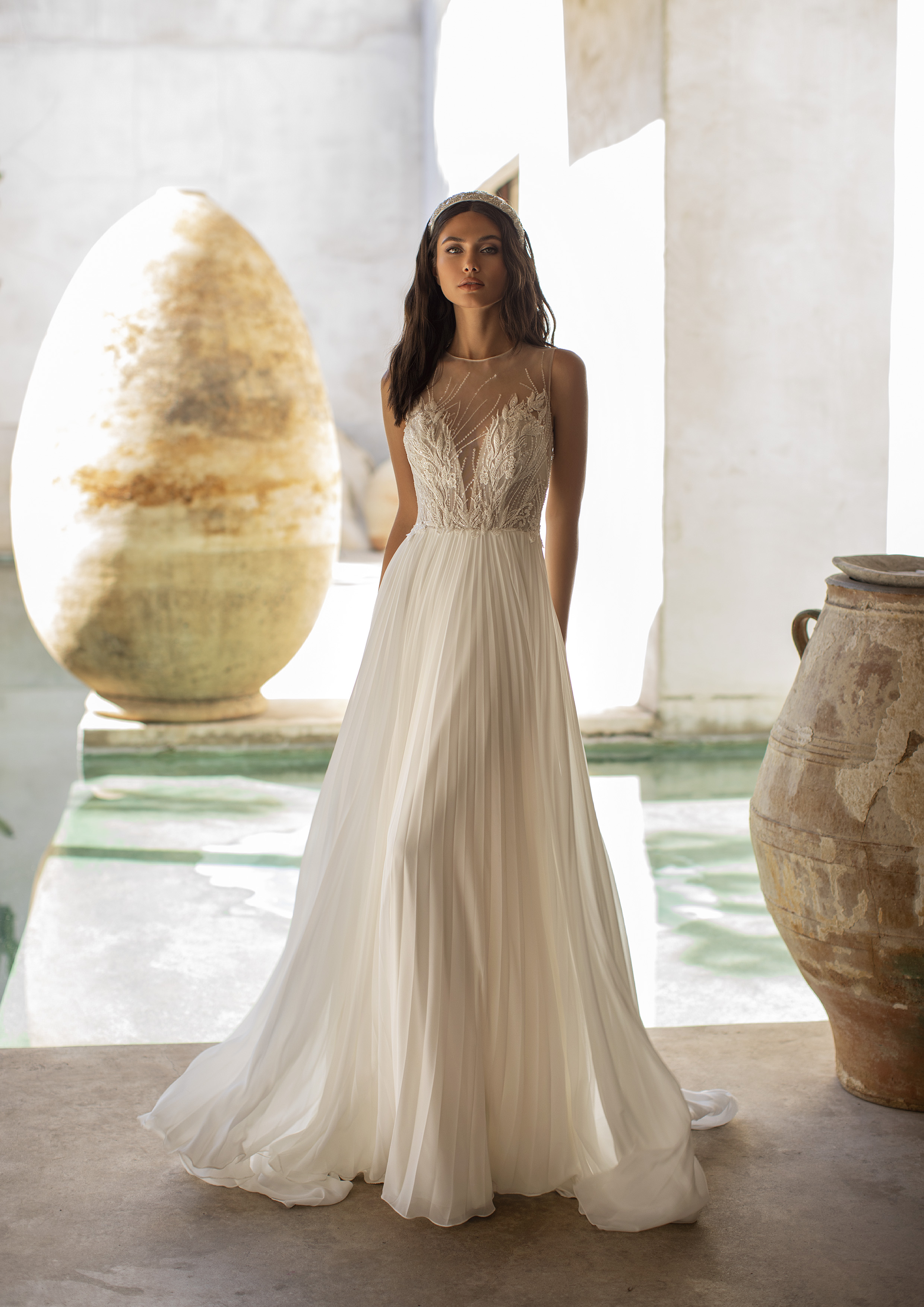 Vestido de noiva modelo Holliday da coleção Pronovias 2021 Cruise Collection