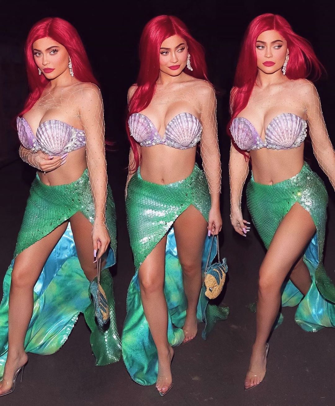 Kylie Jenner (Ariel). Foto IG @kyliejenner