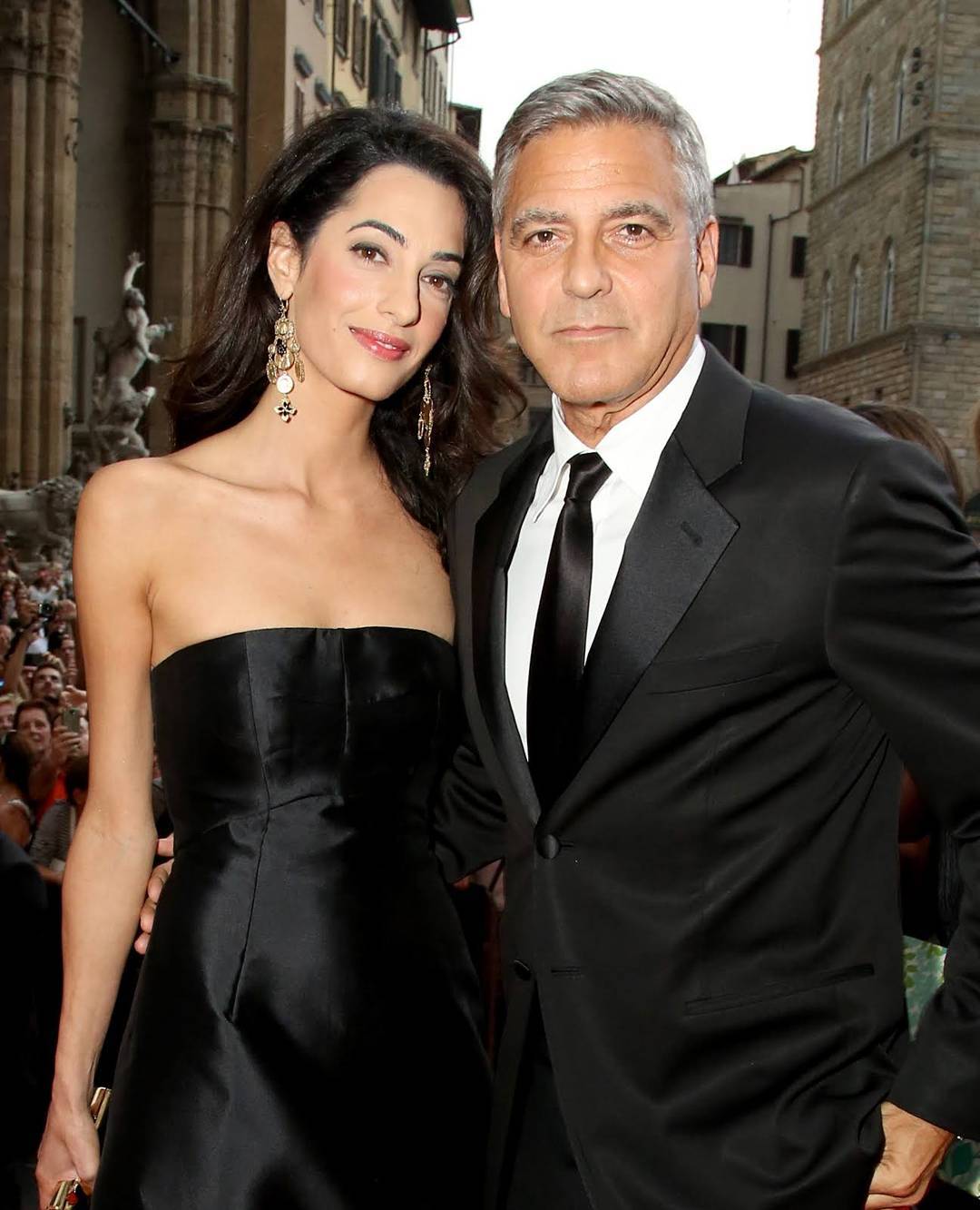 Aos 56 anos, George Clooney foi pai pela primeira vez. O ator e a mulher, Amal, foram pais dos gémeos Ella e Alexander, nascidos a 6 de junho. Foto DR