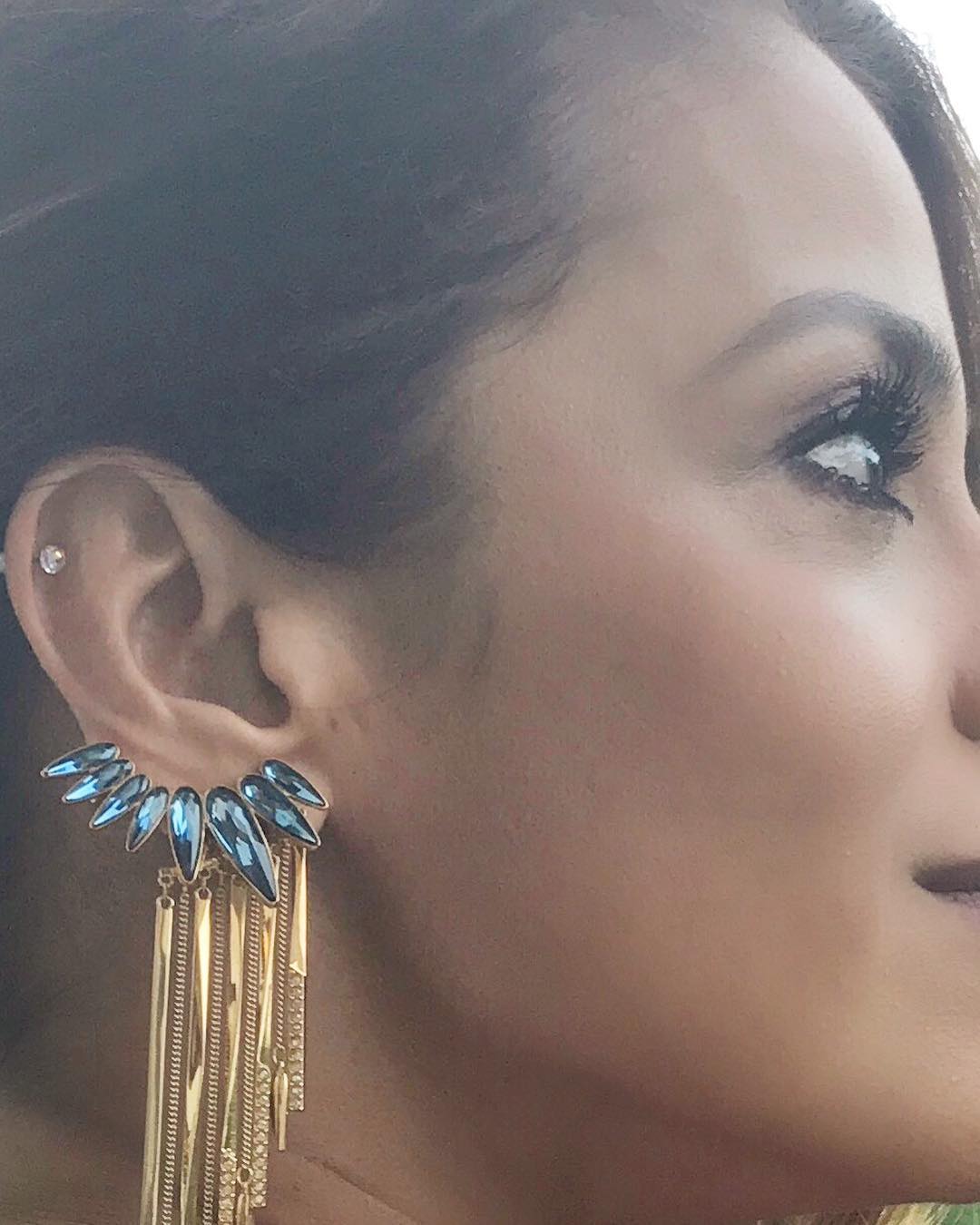 Foto via Instagram Rita Ferro Rodrigues | Brincos: Swarovski | Styling: Sasha