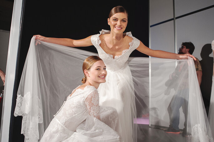 Backstage Barcelona Bridal Week 2014 Backstage Barcelona Bridal Week 2014