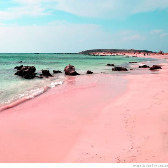 Praia de Elafonissi - Grécia Via: Pinterest