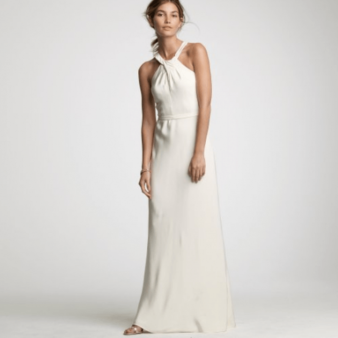 Silk Tricotine Gracie Gown