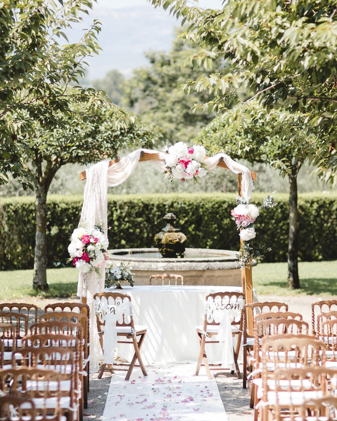 Espaço de casamento 