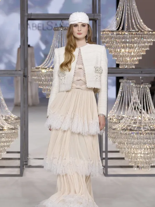 Isabel Sanchis 2026 bridal | Photo: Courtesy of Barcelona Bridal Fashion Week
