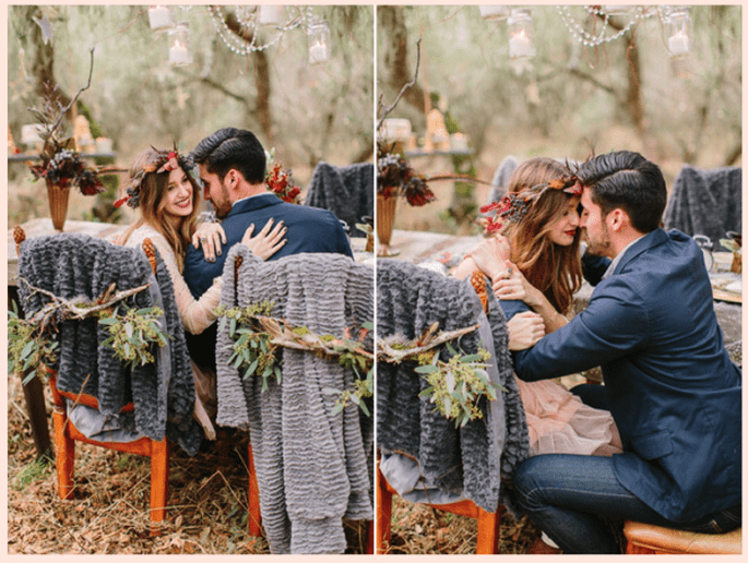 Sesión de fotos pre boda inspirada en los colores del invierno - Foto Danielle Capito