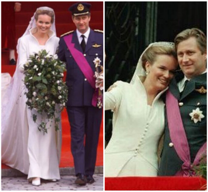 Vestido de noiva da Princesa Matilde da Bélgica