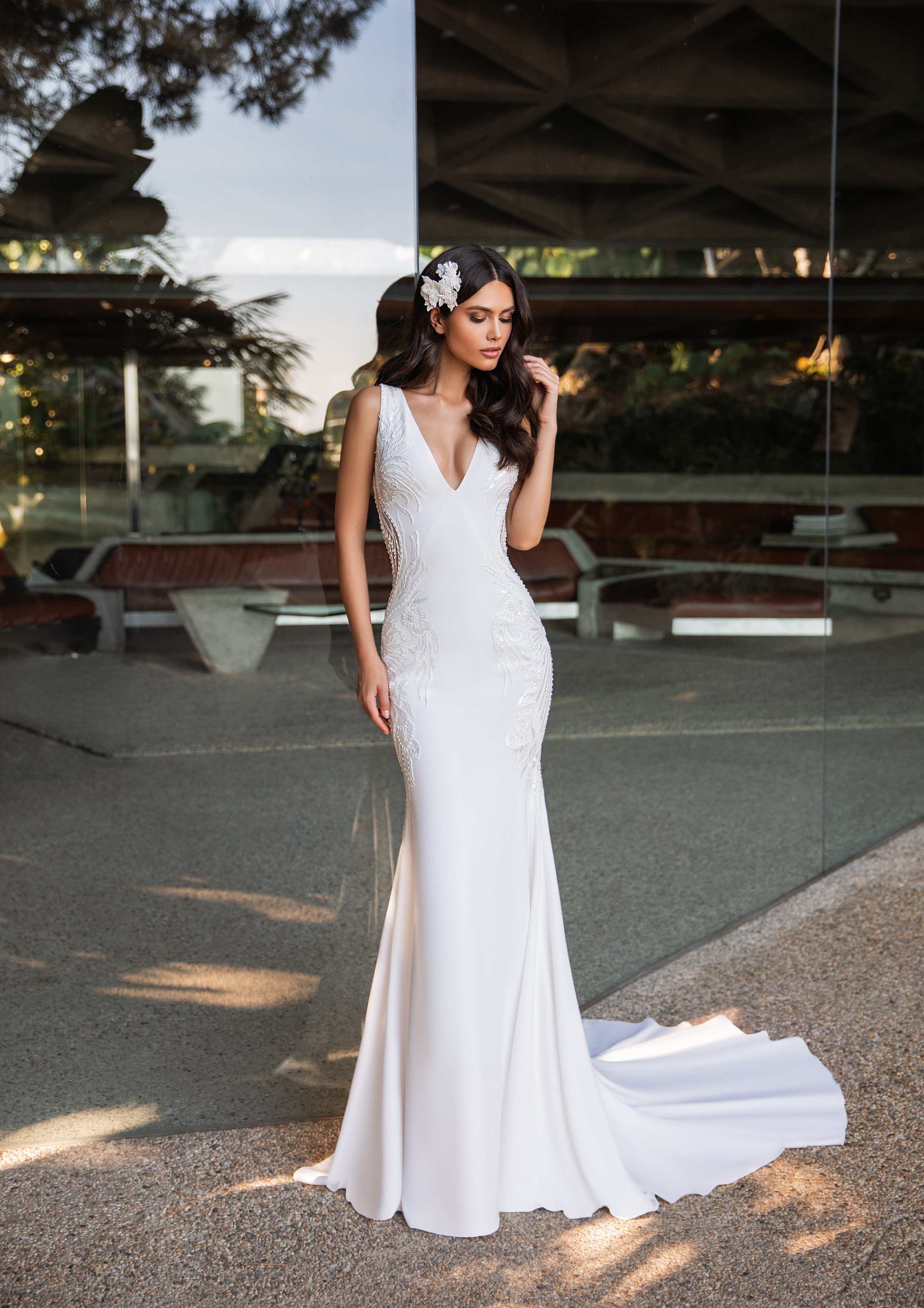 Vestido de noiva modelo Kelly da coleção Pronovias 2021 Cruise Collection