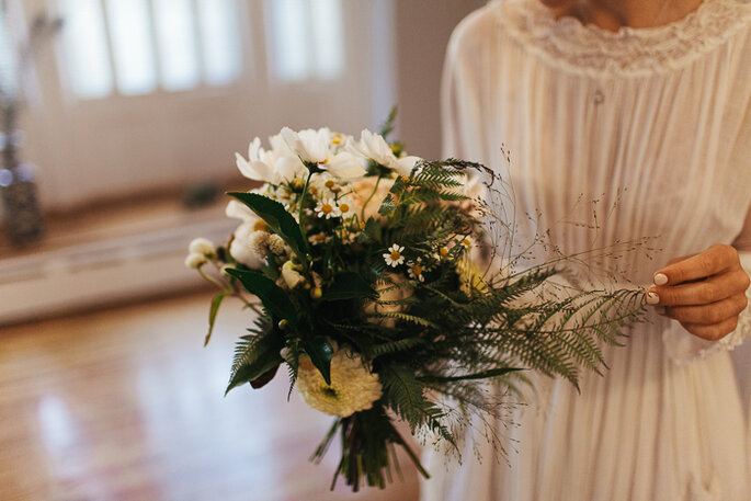 Un dulce casamiento íntimo con estilo vintage. Foto: Karen Kristian Photographer