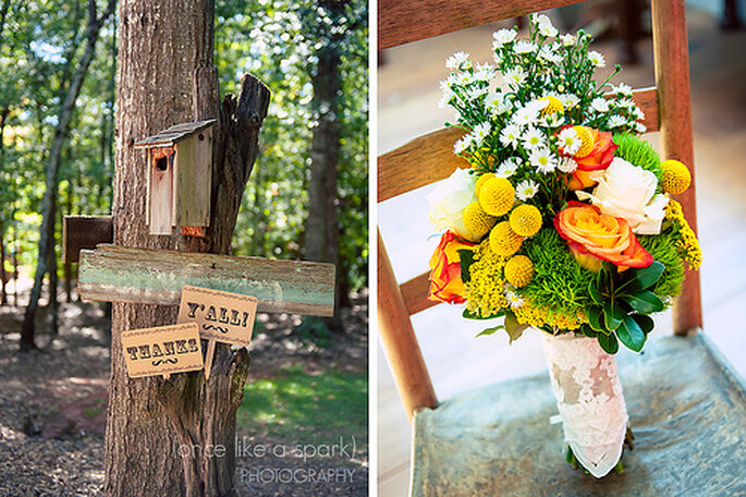Detalles en madera. Foto: Once Like a Spark Photography Detalles en madera. Foto: Once Like a Spark Photography